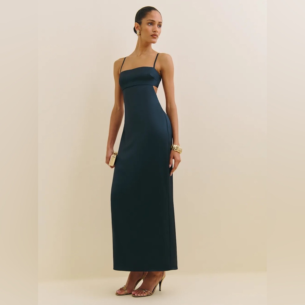 *NEW WITH TAGS* Reformation Jane Satin Dress